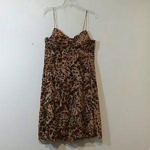 Cold Water Creek dress Leopard Print size 12